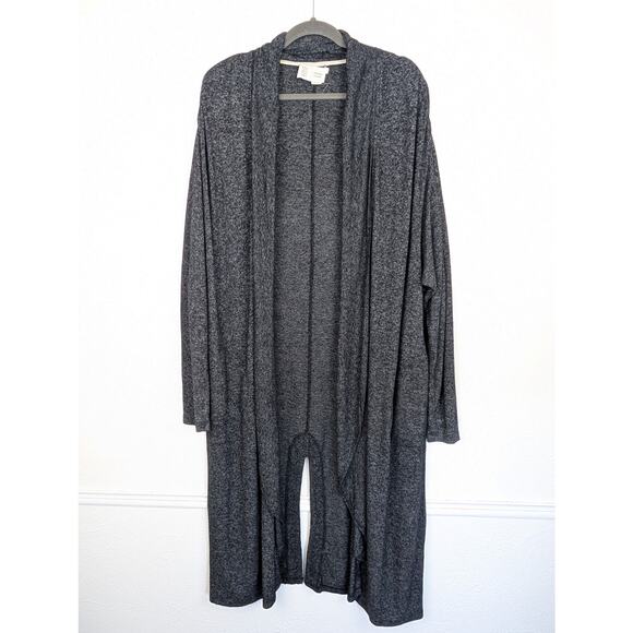 Anthro Saturday Sunday Cardigan Sweater Downtime Duster Knit Boho Gray Size XS/S - Picture 2 of 10